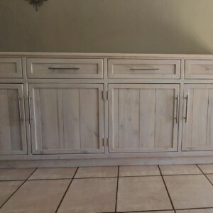 4 door 4 drawer large tv unit