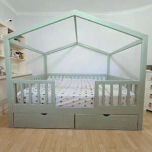 Inverted House Frame Bed